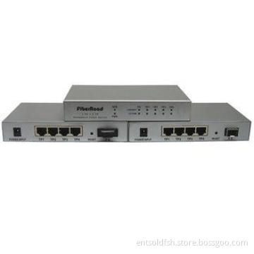 Multi Mode Single Mode TP Managed Fiber Optic Switch 10M /